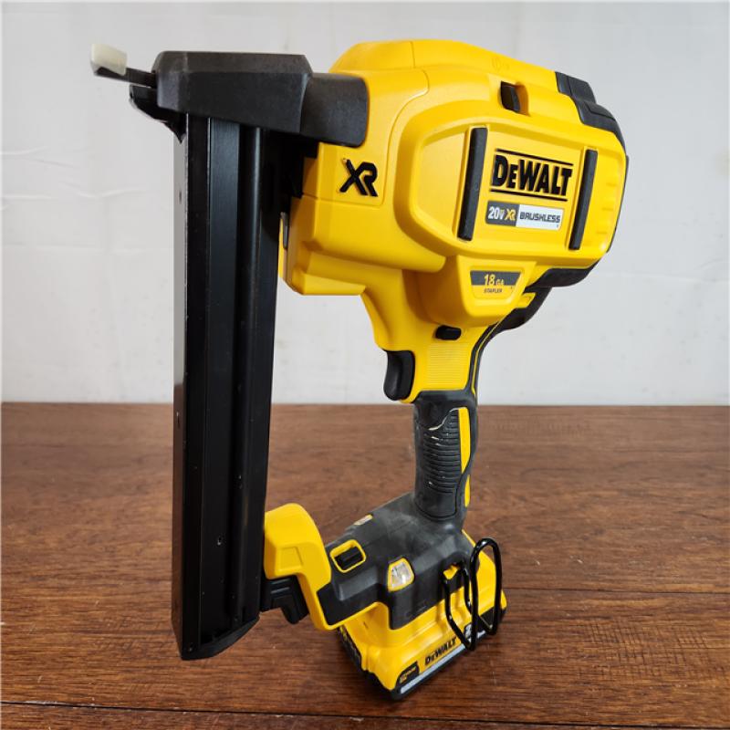 Dewalt dcn681d1 20v 18 gauge narrow crown stapler online kit