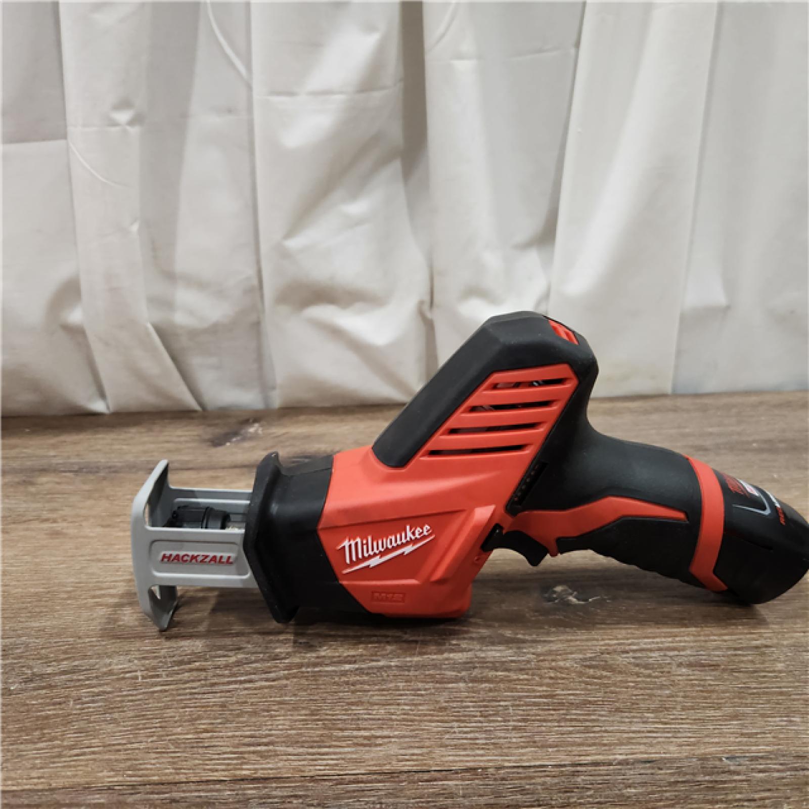 AS-IS Milwaukee 2420-21 - M12 Fuel Hackzall 1/2  12V 1.5Ah Cordless Straight Handle Reciprocating Saw Kit