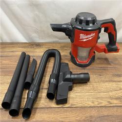 AS IS Milwaukee M18 18-Volt Lithium-Ion Cordless Compact Vacuum (Tool-Only)