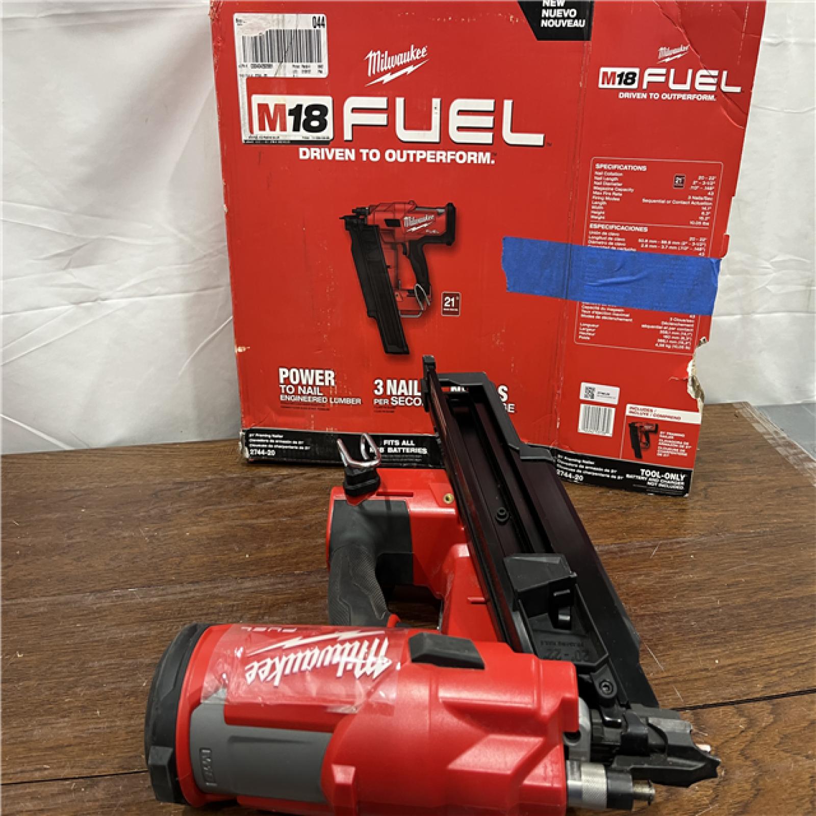 AS-IS Milwaukee 2744-20 M18 FUEL 21-Degree Cordless Framing Nailer (Tool Only)