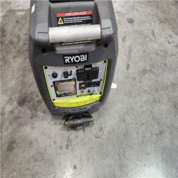 California AS-IS Ryobi 2 300-Watt Recoil Start Bluetooth Super Quiet Gasoline Powered Digital Inverter Generator with CO Shutdown Sensor