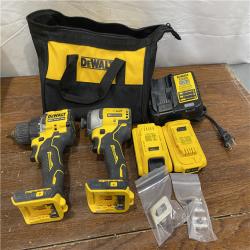 AS-ISDEWALT ATOMIC 20-Volt MAX Lithium-Ion Cordless Combo Kit (2-Tool) with (2) 2.0Ah Batteries, Charger and Bag