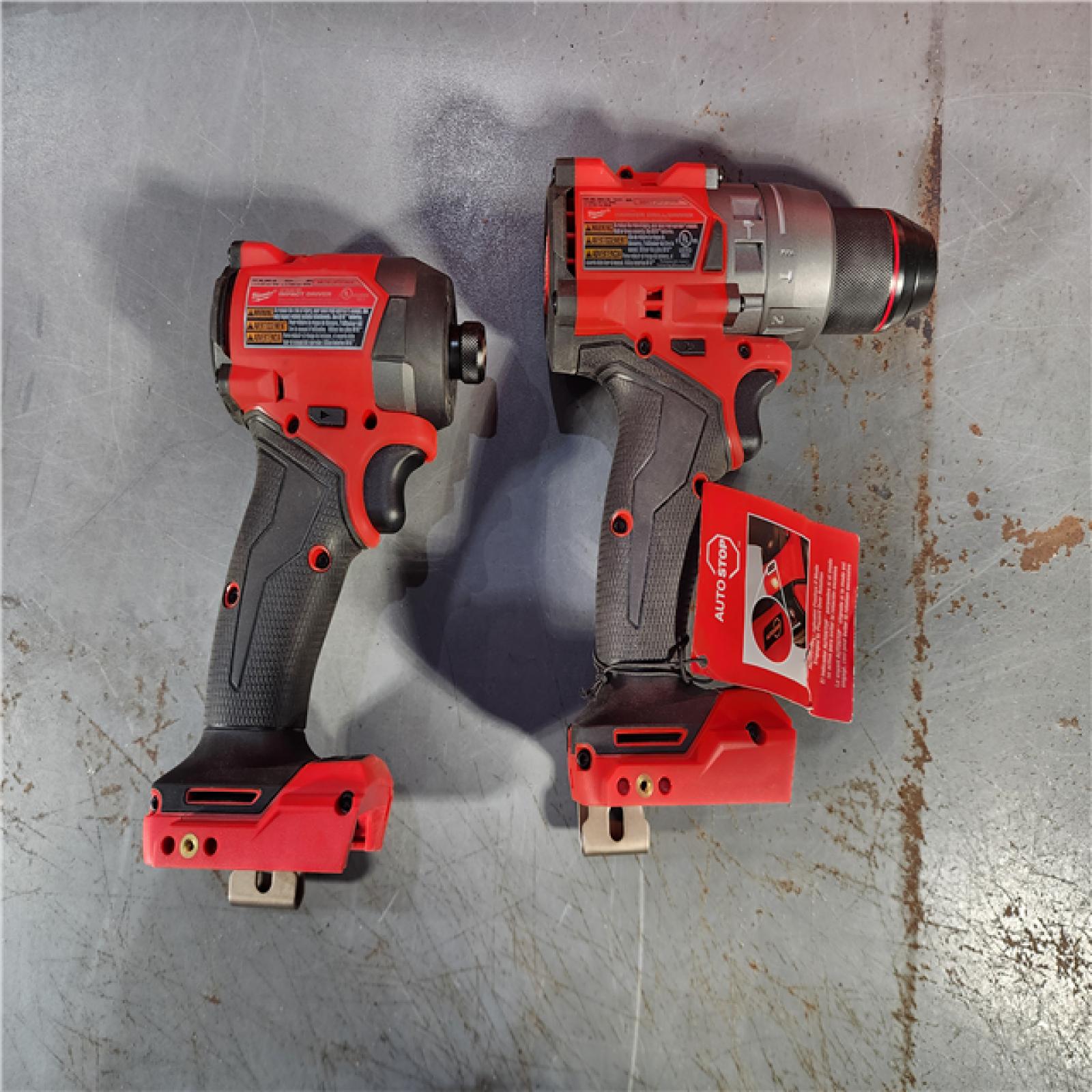 HOUSTON LOCATION - AS-IS Milwaukee M18 FUEL 18V Lithium-Ion Brushless Cordless Hammer Drill and Impact Driver Combo Kit (2-Tool) with 2 Batteries