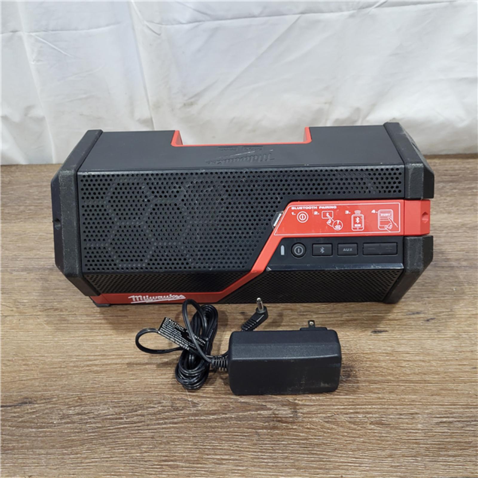 AS-IS Milwaukee M18/M12 Wireless Bluetooth Weather Resistant Jobsite Speaker (Tool Only)