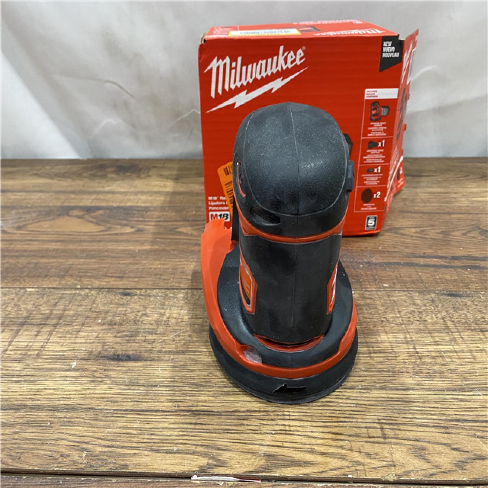 AS-IS Milwaukee 2648-20 - M18 5  7000-12000 Opm Cordless Variable Speed Random Orbital Sander