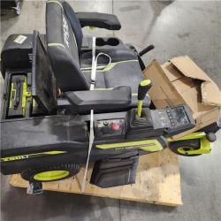 Dallas Location - As-Is RYOBI 80V HP Brushless 30 in Riding Mower with (2) 80V 10 Ah Batteries and Charger