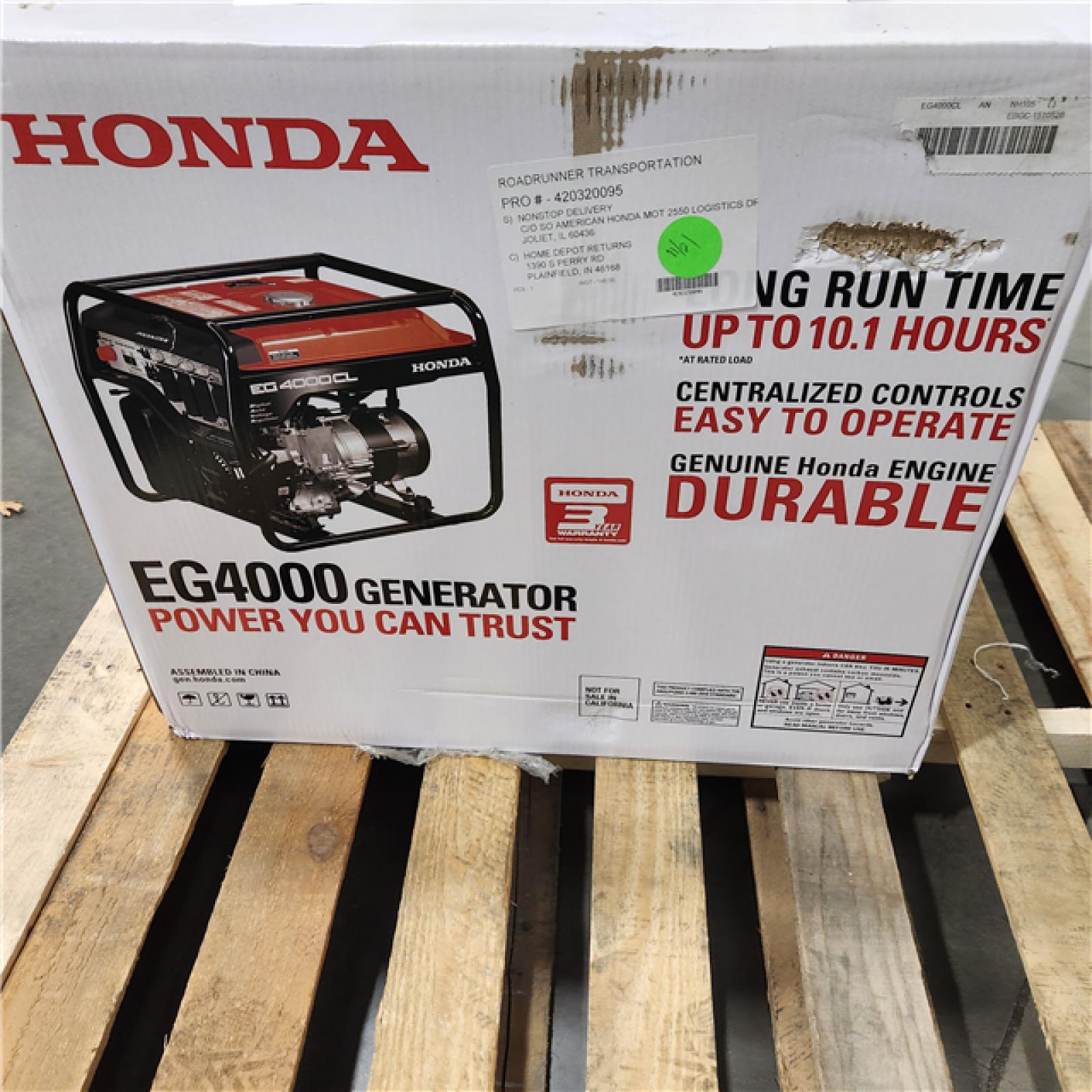 Dallas Location -NEW- Honda EG4000 Generator