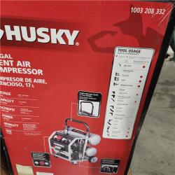 DALLAS LOCATION - AS-IS Husky 4.5 Gal. 175 PSI Portable Electric Quiet Air Compressor