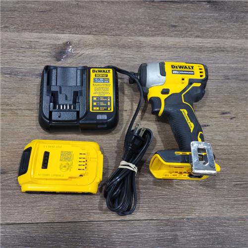 AS-IS DEWALT ATOMIC 20V MAX* Brushless Cordless Compact 1/4 in. Impact Driver Kit