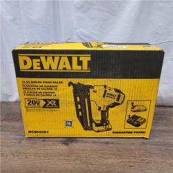 AS-IS DeWalt DCN660D1 20V 16 Gauge Cordless Angled Finish Nailer Kit W/ 2Ah Battery