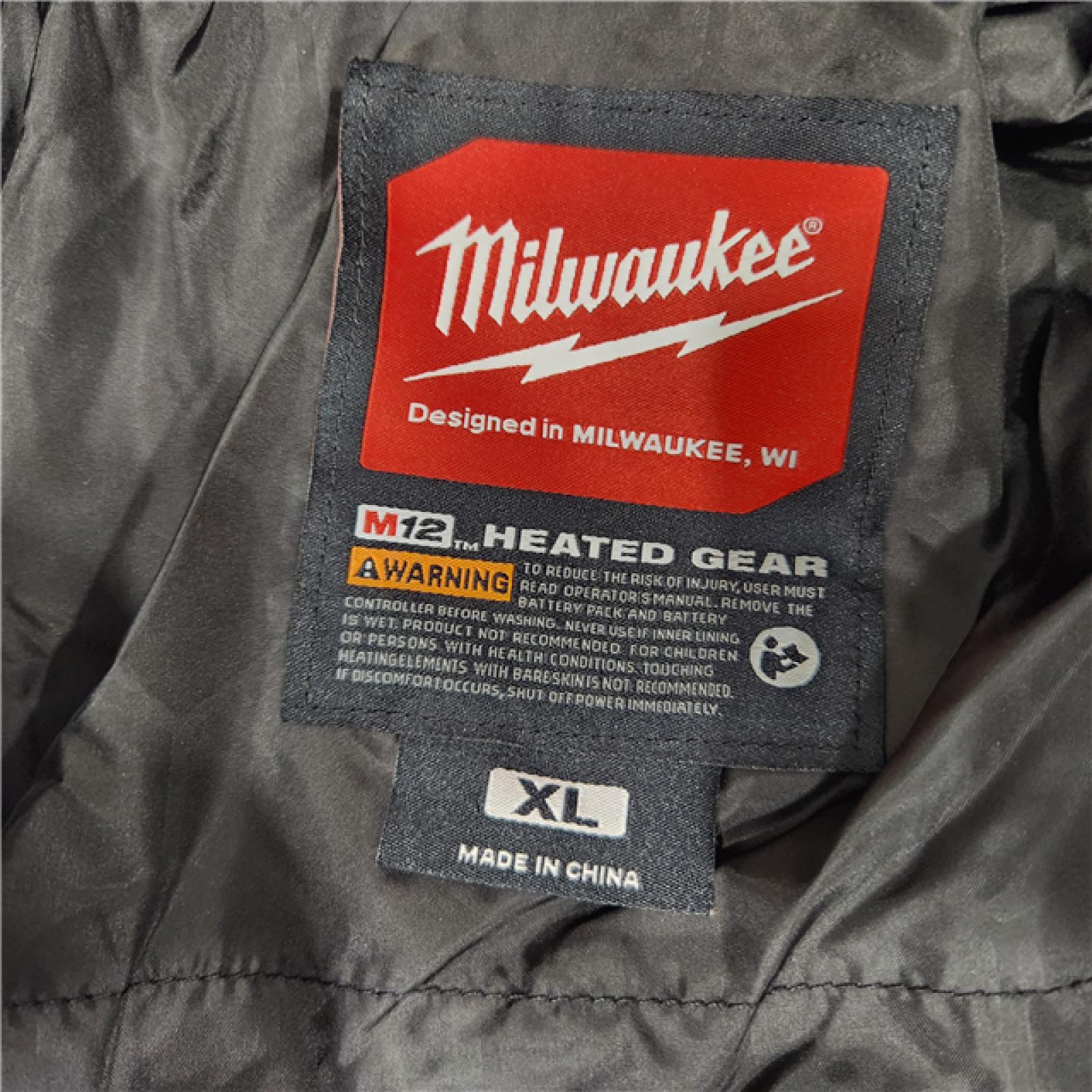 AS-IS MILWAUKEE M12 CORDLESS HEATED JACKET (JACKET ONLY)