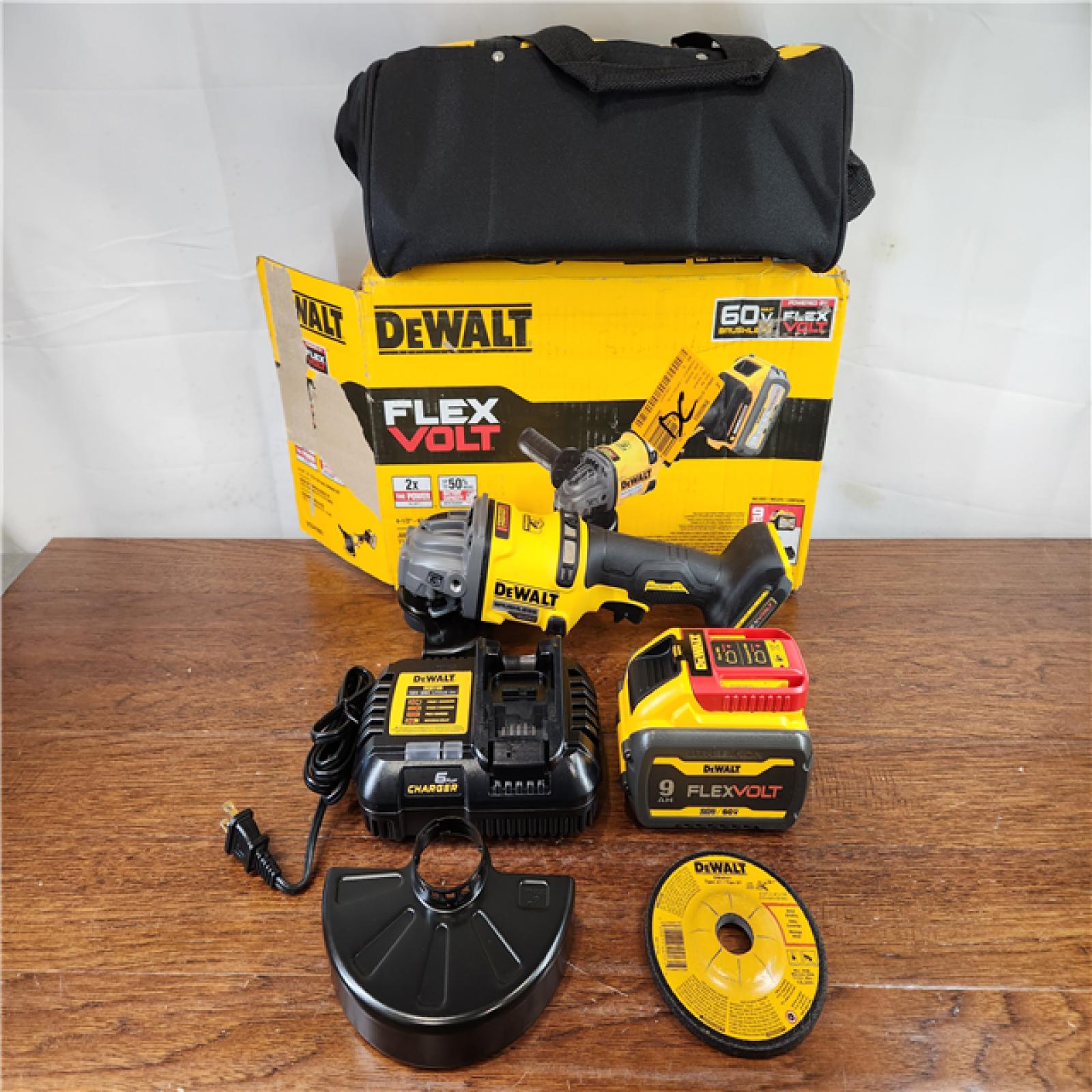 Good DEWALT 60V MAX FLEXVOLT Brushless Cordless Grinder with Kickback Brake Kit