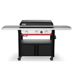 DALLAS LOCATION - Weber Slate Griddle 3-Burner Propane Gas 30 in. Flat Top Grill in Black with Thermometer