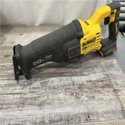 AS-IS DEWALT 20V MAX Lithium Ion Cordless Brushless Reciprocating Saw with FLEXVOLT ADVANTAGE (Tool Only)