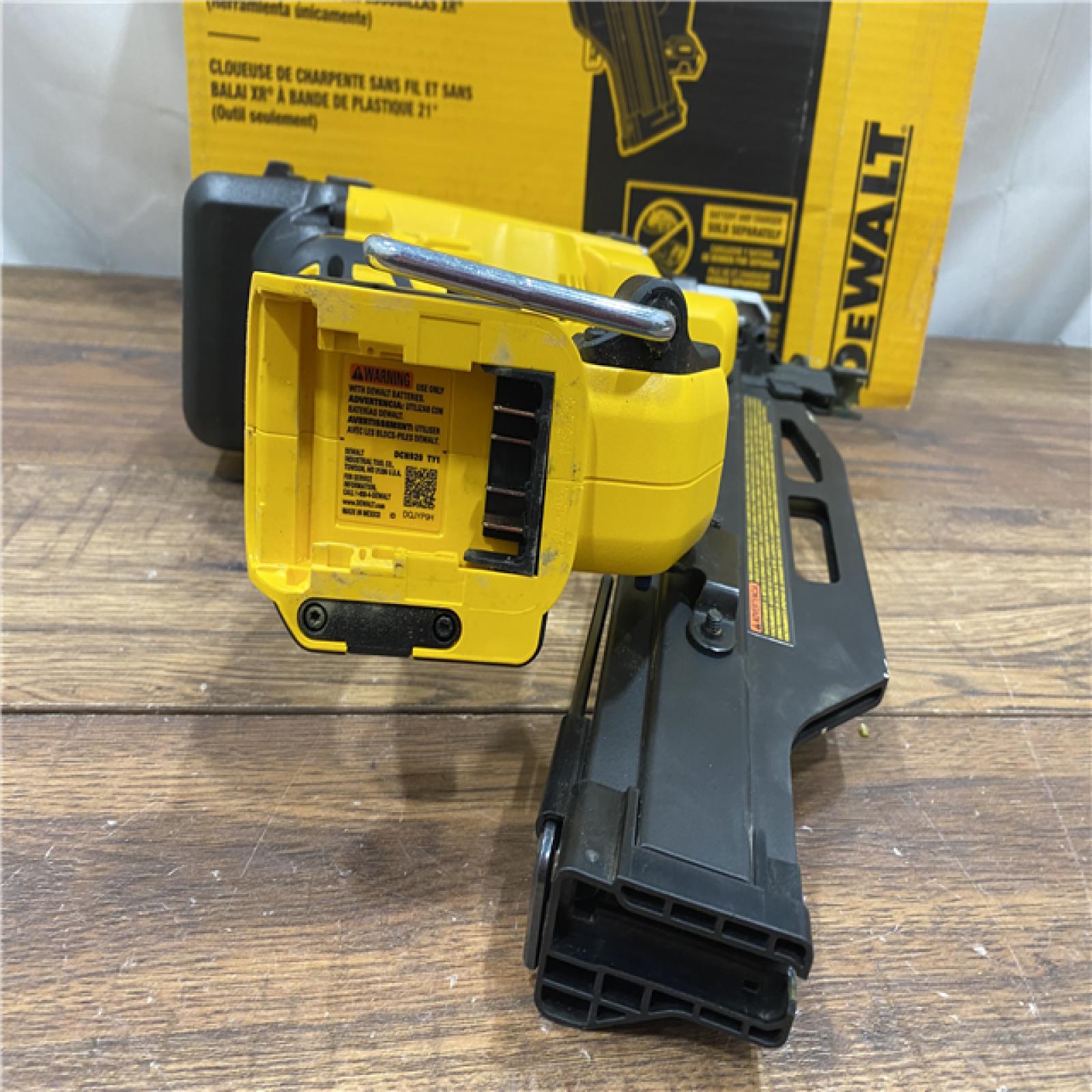 AS IS DEWALT 20-Volt 21Â° Cordless Framing Nailer (Tool-Only)