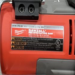 AS-IS Milwaukee M18 Fuel 18V Brushless Super Sawzall Reciprocating Saw 2722-20 (Bare Tool)