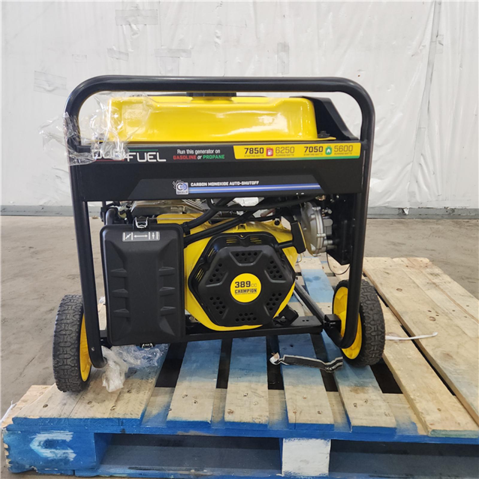 Houston Location - AS-IS Champion 7850 Running Watts Generator