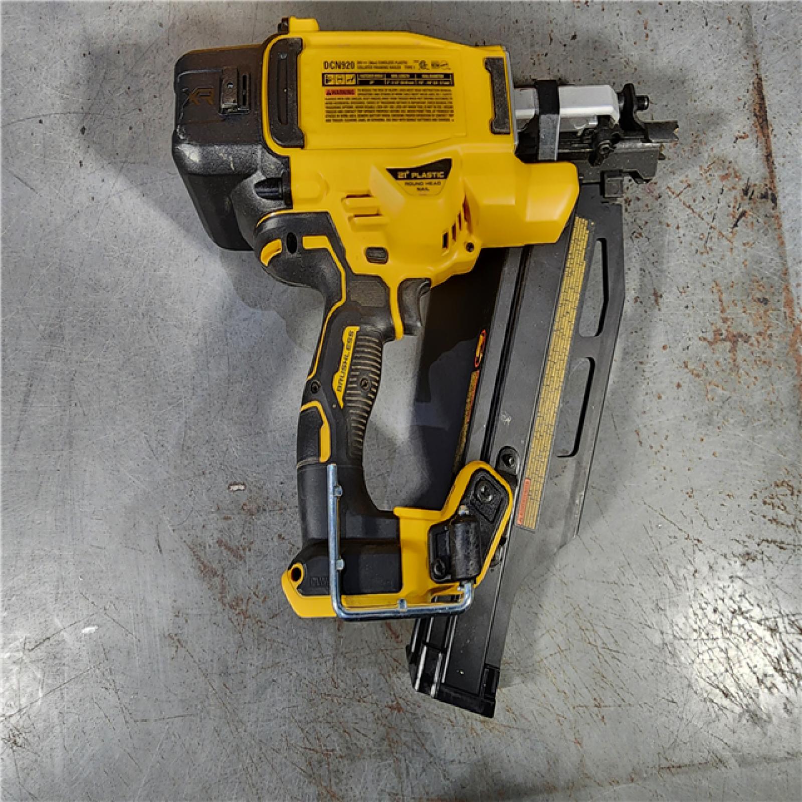 HOUSTON LOCATION - AS-IS DEWALT 20-Volt 21Â° Cordless Framing Nailer (Tool-Only)