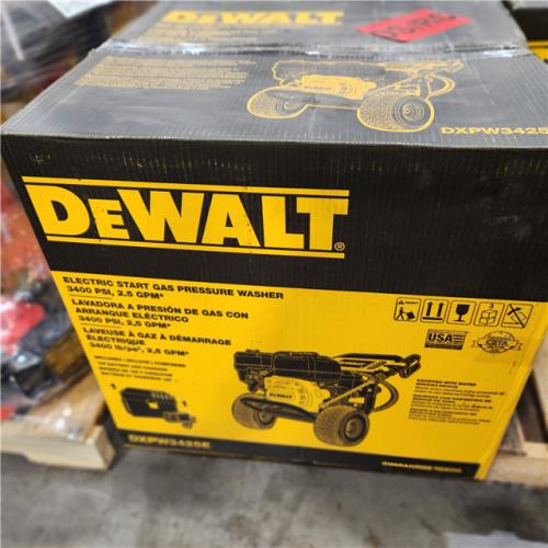 Dallas Location - As-Is DeWalt DXPW3425E 3400 PSI Gas Powered Pressure Washers-Appears Like New Condition