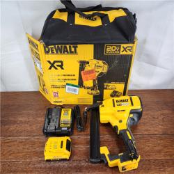 AS-IS DEWALT 20V MAX XR Brushless Cordless 18-Gauge Narrow Crown Stapler Kit