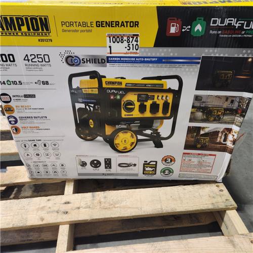 Dallas Location - As-Is Champion Power Equipment 5300/4250-Watt Fuel Portable Generator