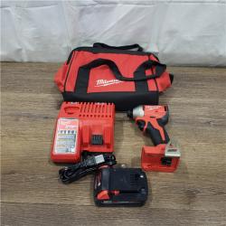 AS-IS Milwaukee M18 Compact Brushless 1/4  Hex Impact Driver Kit