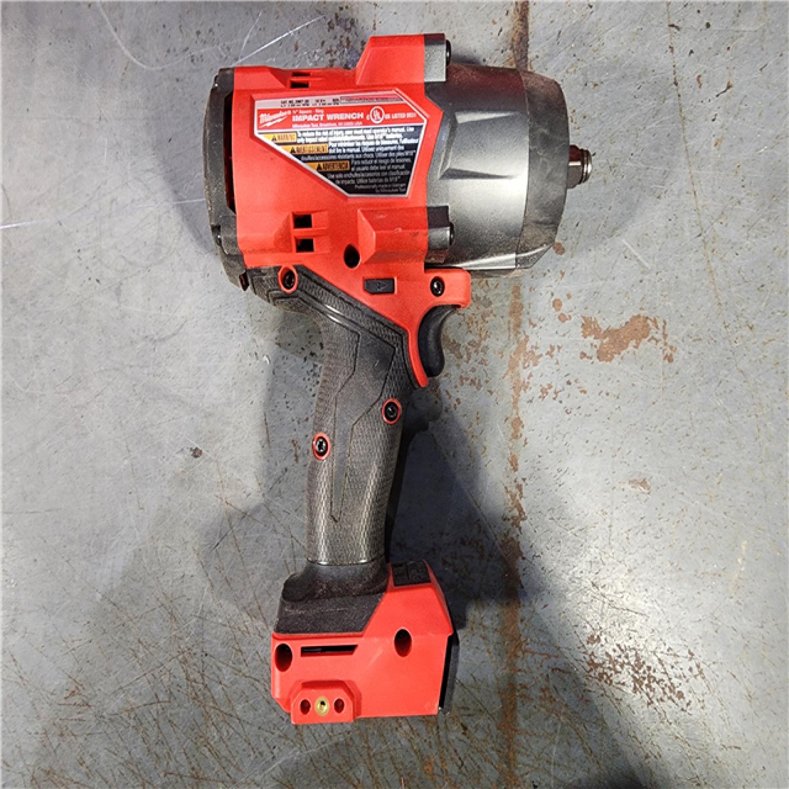 HOUSTON LOCATION - AS-IS Milwaukee M18 1/2 in. Cordless Brushless High Torque Impact Wrench Kit (Battery & Charger)