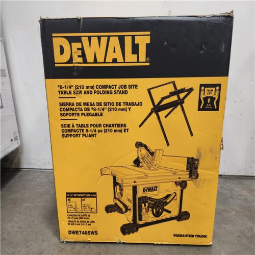 Phoenix Location DEWALT 15 Amp Corded 8-1/4 in. Compact Jobsite Tablesaw with Compact Table Saw Stand