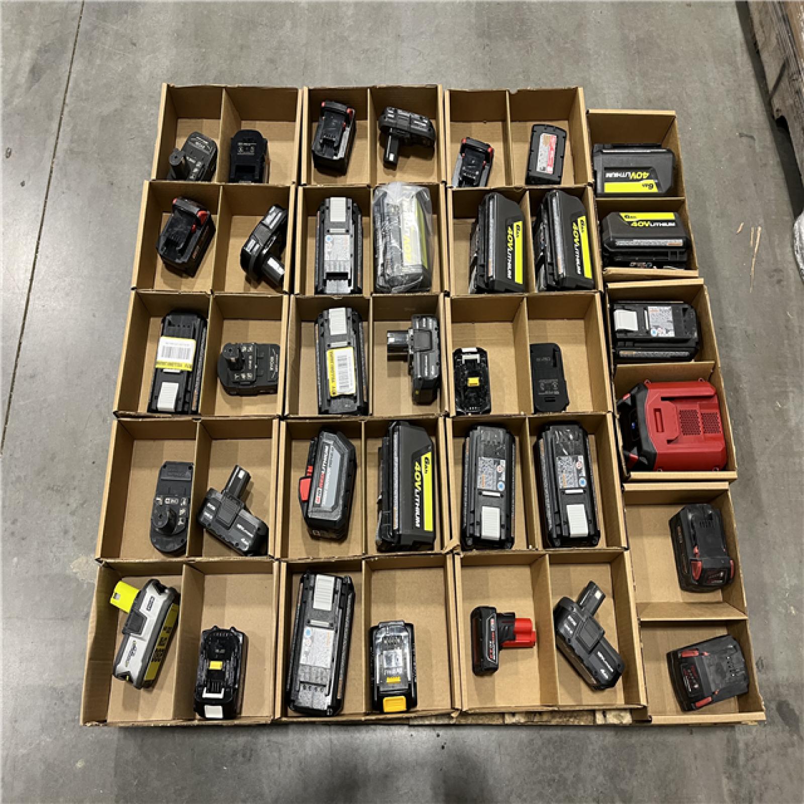 DALLAS LOCATION - AS-IS BATTERY PALLET