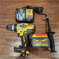 AS-IS Dewalt FLEXVOLT 20 Volt 1/2 in. Brushless Cordless Hammer Drill/Driver Kit (Battery & Charger)