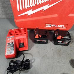 HOUSTON LOCATION - AS-IS Milwaukee M18 FUEL 18V Lithium-Ion Brushless Cordless Hammer Drill and Impact Driver Combo Kit (2-Tool) with 2 Batteries