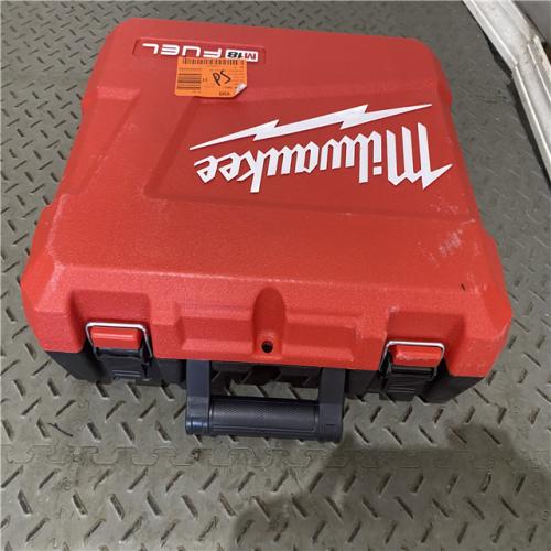 Houston location AS-IS Milwaukee 2904-22 Hammer Drill Driver Kit with Batteries  Charger & Tool Case  Red