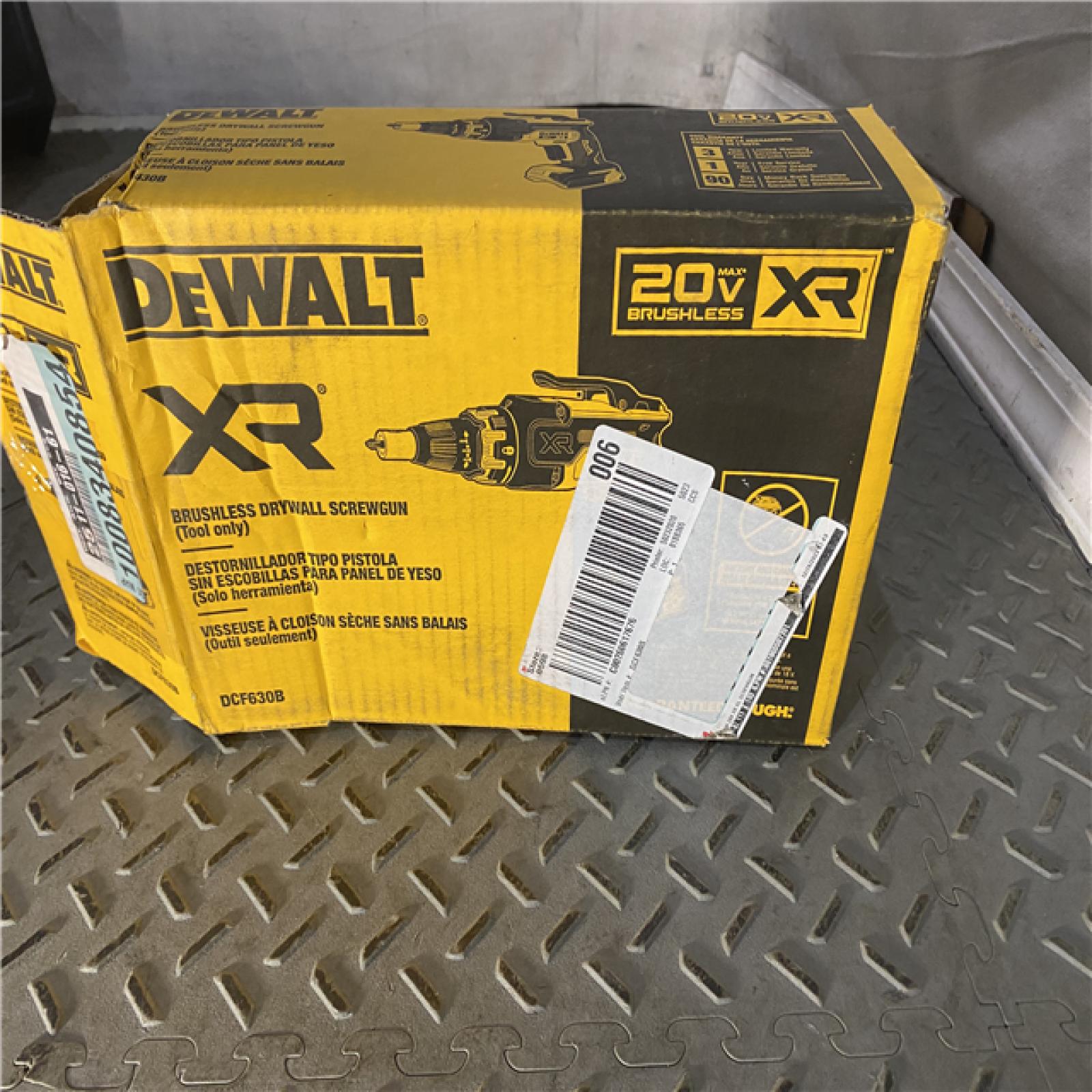 Houston location AS-IS DeWalt DCF630B 20V Cordless Brushless Screw Gun (Tool Only)