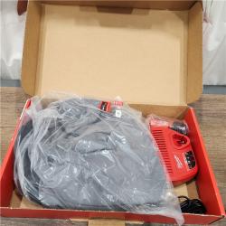 AS-IS Milwaukee M12 Lithium-Ion Cordless Gray Heated Jacket Hoodie Kit (2X-Large)