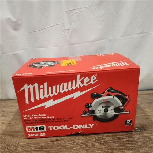 AS-IS Milwaukee 2630-20 M18 Cordless 6-1/2 Circular Saw Bare Tool Only - All