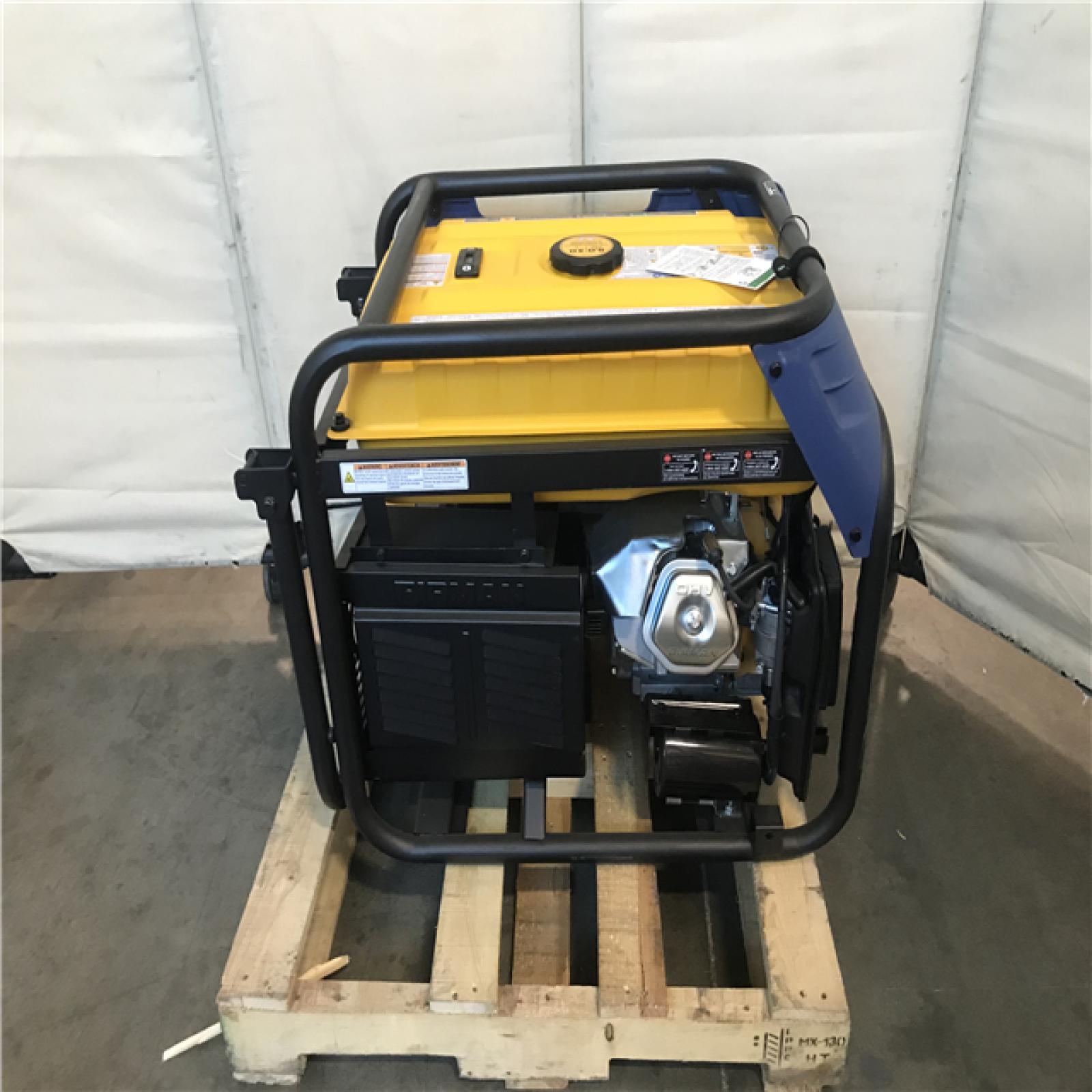 California AS-IS FIRMAN 10,000-Watt/8,000-Watt Tri-Fuel Portable Generator with Electric Start, Transfer Switch Outlet and CO Alert Technology