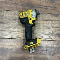 AS-IS DEWALT 20-Volt Maximum XR Cordless Brushless 1/4 in. 3-Speed Impact Driver (Tool-Only)