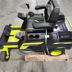 DALLAS LOCATION - AS-S RYOBI 80V HP Brushless 30 in. Battery Electric Cordless Zero Turn Riding Mower