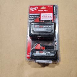 NEW! - Milwaukee M18 18-Volt Lithium-Ion High Output 6.0 Ah and 3.0 Ah Battery (2-Pack)