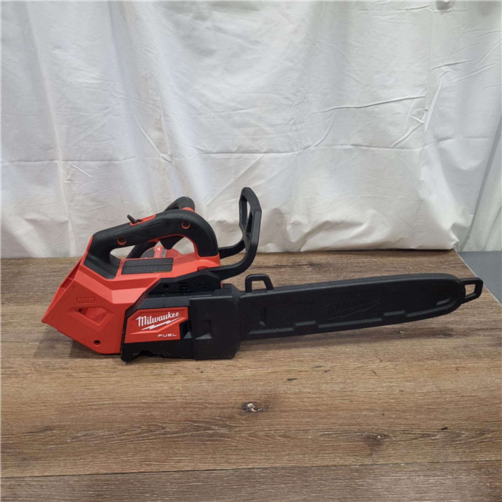 AS-IS Milwaukee Tool 2826-20T M18 FUEL 14  Top Handle 18-Volt Lithium-Ion Brushless Electric Cordless Chainsaw (Tool-Only)