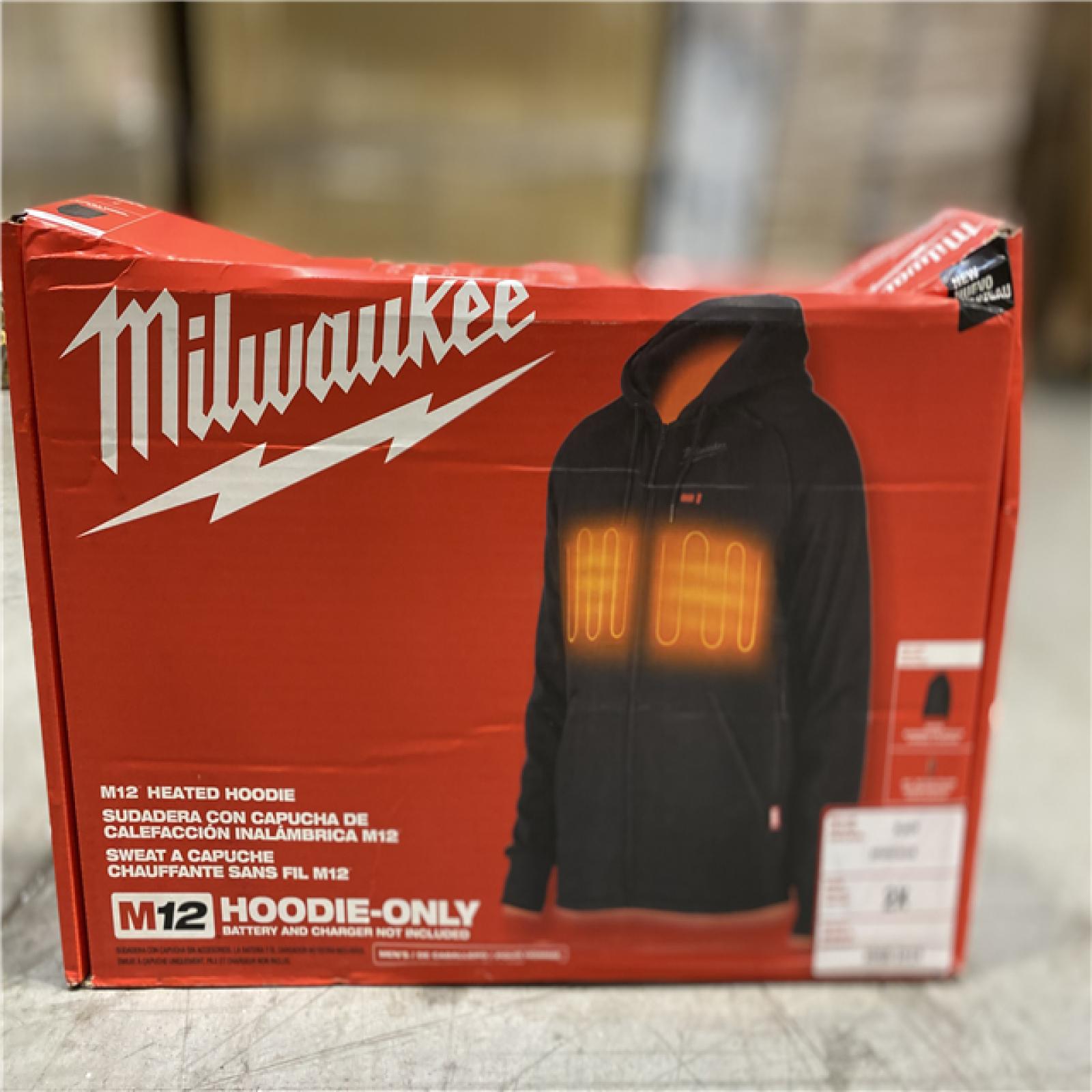 LIKE NEW! MILWAUKEE HEATED HOODIE JACKET  (M) AND WITH INCLUDED BATTERY