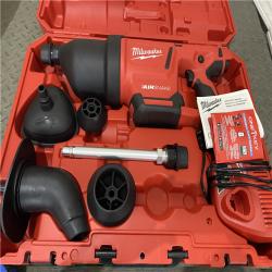 Houston location AS-IS Milwaukee-2572B-21 M12 AIRSNAKE Drain Cleaning Air Gun Kit-B