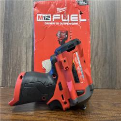 AS-IS MILWAUKEE FUEL 12V Lithium-Ion Brushless Cordless Stubby 3/8 in. Impact Wrench (Tool-Only)