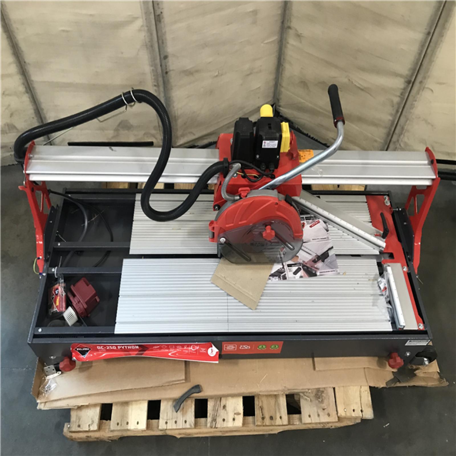 California LIKE-NEW Rubi Tools Dc-250 Python 1200 48In Wet Tile Saw ...