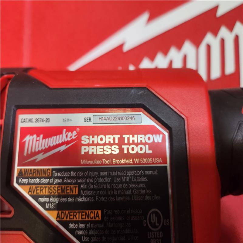 Phoenix Location NEW Milwaukee 2674 22C M18 Short Throw Press