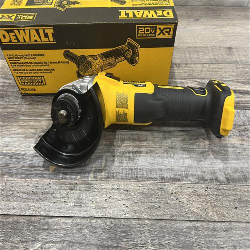 AS-IS DeWalt DCG405B 20V Max XR 4.5-Inch Slide Switch Small Angle Grinder (Tool Only)