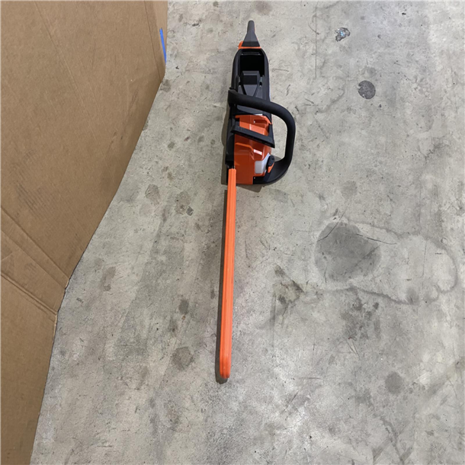 Houston location AS-IS Echo EFORCE 18 in. 56V Cordless Electric Battery Brushless Rear Handle Chainsaw Kit - DCS-5000-18C2 NO BATTERY NO CHARGER