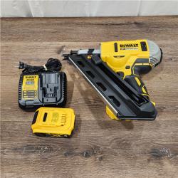 AS-IS DeWalt 20V MAX Brushless Cordless 2-Speed 30° Paper Collated Framing Nailer Kit