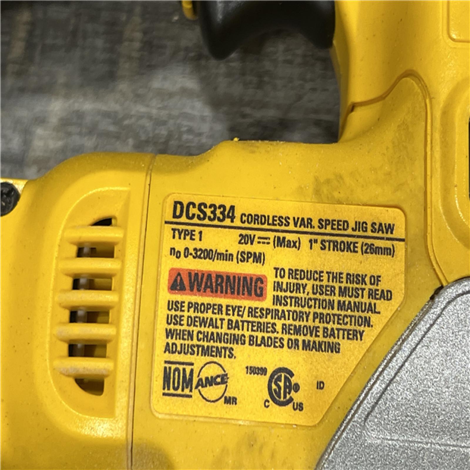 AS-IS DEWALT 20V MAX XR Cordless Brushless Jigsaw (Tool Only)