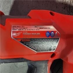 HOUSTON LOCATION - AS-IS Milwaukee 2839-20 M18 FUEL 15 Ga. 18 Volt Brushless Angled Finish Nailer (TOOL ONLY)